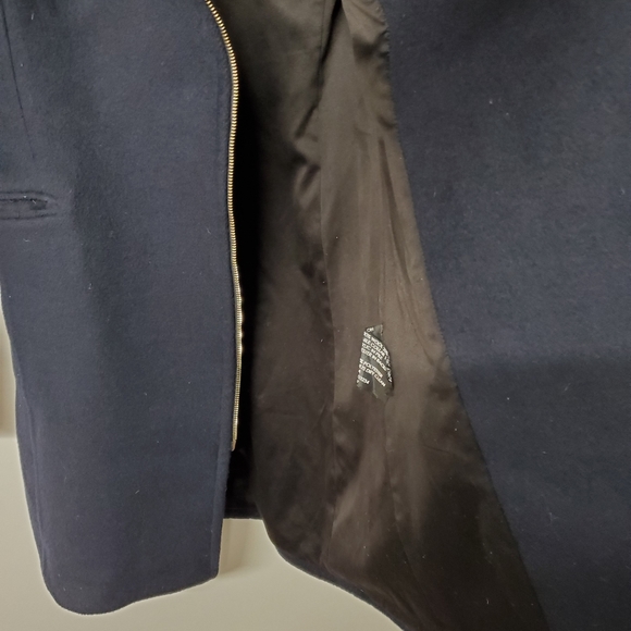 Club Monaco Navy Josette Wool Peacoat XS - Picture 6 of 12